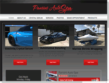 Tablet Screenshot of pansiniautospa.com